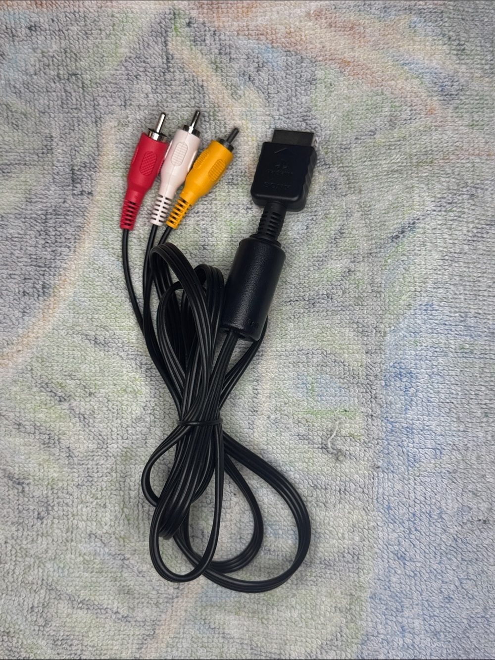 Play Station 1-3 AV Cable with Red, White, Yellow RCA Connectors